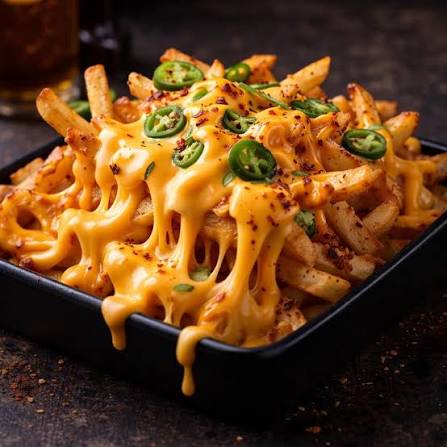 Cheesy Volcano Fries™ (치즈 볼케이노 프라이)
